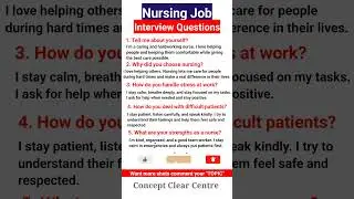 Nursing Interview Questions and Best Answers to Get Hired!