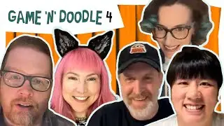 Game &lsquo;n&rsquo; Doodle 4 with guests Kate Cosgrove, Luke Flowers, Ruth Chan, and host Lauren Hoffmann