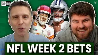 NFL Week 2 bets: Eagles-Chiefs, Jets-Bills, Giants-Cowboys, Bears-Lions & more | Sharp or Square