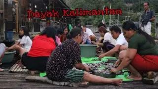 Satu Malam Di Rumah Panjang Sumpak Sengkuang // Kerjasama Penduduk Menyiapkan Makan Malam Kami…//