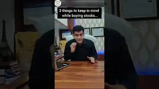 Look at these 3 things before buying stocks! #shorts #shortsvideo
