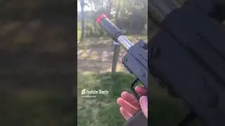 The UK ARMS uzi range test #airsoft #airsoftshorts #fypシ゚viral #2024shorts #airsoftvideo