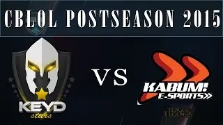 KEYD vs KBM G1 | Keyd Stars vs KaBuM! Orange Game 1 (14.11.2015) | CBLOL 2015 Post-Season