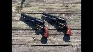 Стрельба из армейских револьверов Pietta Remington New Model 1858 Black Powder Revolvers