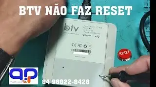 TV BOX BTV 11 e 13 N&Atilde;O ACEITA HARD RESET . TRAVADO NA TELA INICIAL ! 