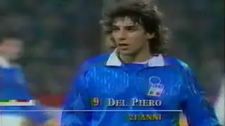 Alessandro Del Piero - Debut por Italia - 25/03/1995