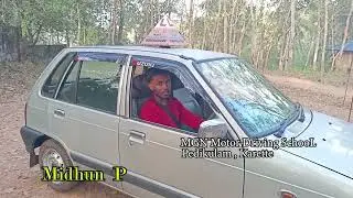 4th day Ground Practice Midhun P MGN Motor Driving SchooL