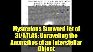 Загадочный струйный выброс 3I/ATLAS, направленный к Солнцу: раскрытие аномалий межзвездного объекта