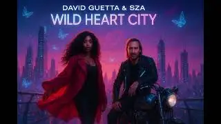 David Guetta & SZA - Wild Heart City(inspired song)(Official Lyrics Video)