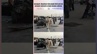 #Suratgarh #Rajasthan #Scorpio #Truck #Accident #Collision #Caraccidet #Highway  #Thefourthpillar
