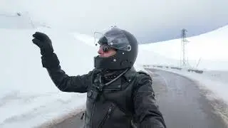 Harley-Davidson Road King sulla NEVE ❄️ | Fabri al Terminillo!