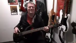 Europe: Rock The Night (bass cover)