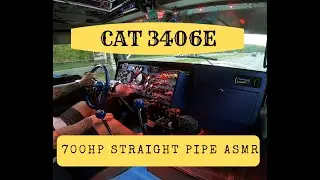 700HP ASMR CAT 3406E | KENWORTH W900 | STRAIGHT PIPES | CUSTOM INTERIOR | TWIN STICK (AUX SHIFTER)