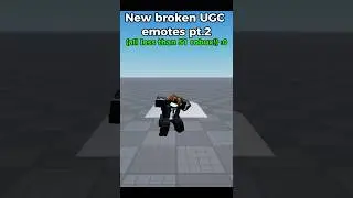 Broken emotes! pt.2 | Roblox #roblox #robux #glitch #emote #shorts
