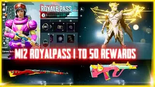 BGMI M12 ROYAL PASS 1 TO 50 RP REWARDS / PUBG MOBILE 1 TO 50 RP REWARDS / M12 1 TO 50 RP REWARDS