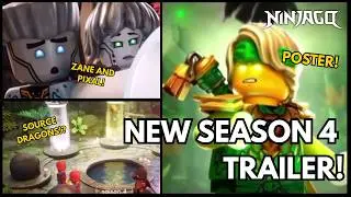 NEW SEASON 4 FOOTAGE! + NEW POSTER! Ninjago Dragons Rising Season 4 News!