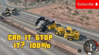 Cars & School Bus VS Giant Pit BollardsCrash #1- BeamNG.Drive