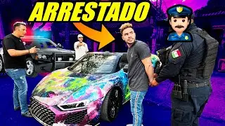 ME ARRESTA LA POLICIA POR HACER ESTA BROMA A UN AUDI R8 👮🏼‍♂️🚨