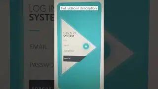 Triangular Mobile Login Page | UI Design To HTML, CSS Using #html #css #bootstrap #login #mobile