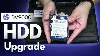 HP DV9000 Hard Drive Removal Upgrade