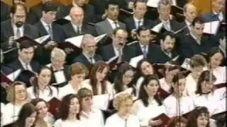 Coro de románticos.  Doña Francisquita.  Amadeo Vives. Dir.: Miguel Roa