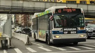 ᴴᴰ⁶⁰ MaBSTOA 2010 Orion VII NG Hybrid #4690 on the M11 at 10th Avenue/40th Street