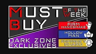 The Division 2 | Must Buy's of The Week | **DZ Exclusive Gear** | PurePrime