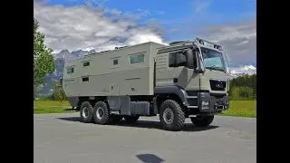 Three axle RV for rugged terrain   Action Mobile Globe Cruiser 7500 Family