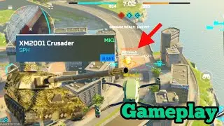 XM2001 crusader sph artillery gameplay review with mwt tank battle free reward#tankgames