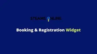 Steams online booking widget