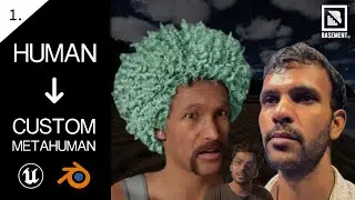 Turn a Real Human Into a Custom MetaHuman | Unreal Engine 5 + Blender