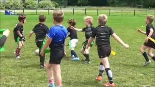 Séance Ecole de Flag Rugby du SASS (mercredi 18 mai 2016) à Saint Sever