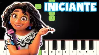 Não Falamos Do Bruno - Encanto | Piano e Teclado Iniciante  Nível Fácil Tutorial