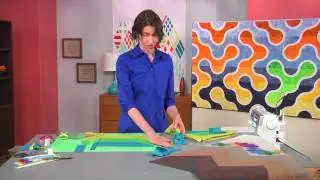 Finish your quilts with multi-color binding on Fresh Quilting with Sylvia Schaefer (205-3)