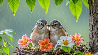 Birdsong Therapy for Clearing Negative Thoughts and Bringing Calm to Your Mind and Soul 🌧️
