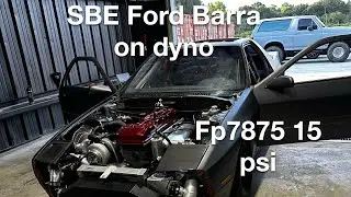 SBE Ford barra powered rx7 hits dyno