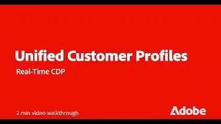 Building Unified Customer Profiles with Real-Time CDP | Adobe for Business