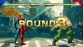 STREET FIGHTER V Gill vs Alex