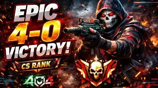 ⚡ &ldquo;4-0 CS RANK VICTORY! NO MERCY! | Free Fire Rampage 💥&rdquo;  #FreeFireIndia #4to0Win #CSRank 