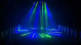 fat beam laser rain / small laser light / show performance light
