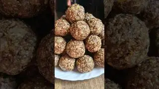 Healthy  and tasty Flax seed laddu recipe easy to make  #flaxseedladdu #sweets