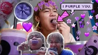 EATING ONLY PURPLE FOOD FOR 24 HOURS CHALLENGE