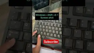 Screenshot in pc / laptop shortcut keys #shorts  #youtube #laptop #keyboard