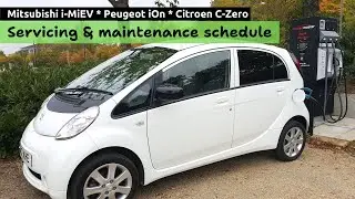 Servicing & maintenance on a Peugeot iOn, Citroen C-Zero or Mitsubishi i-MiEV