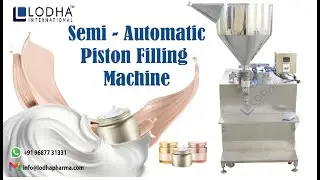Semi Automatic Piston Filling Machine