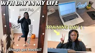 WFH VLOG: 9-5 work from home day in my life! spend my first day of training with me :)