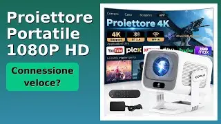RECENSIONE (2025) : Proiettore Portatile 1080P HD. DETTAGLI ESSENZIALI
