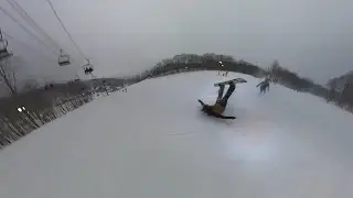 Snowboarding Catching An Edge!