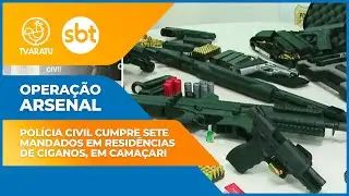 Operação Arsenal: Polícia civil cumpre sete mandados em residências de ciganos, em Camaçari