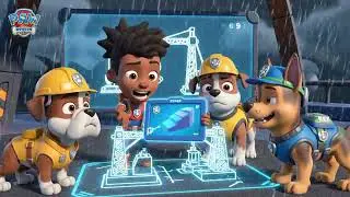 PAW Patrol: Rescue Wheels &ndash; The Deep Mud Dinosaur Rescue! 🦖🚜 | Baby T-Rex Rescue, Monster Trucks!